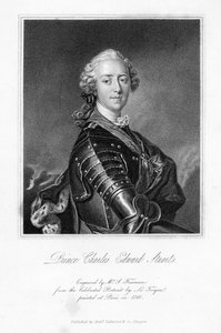 Prince Charles Edward Stuart, gravure réalisée par S. Freeman, c.1849 - Louis Tocqué